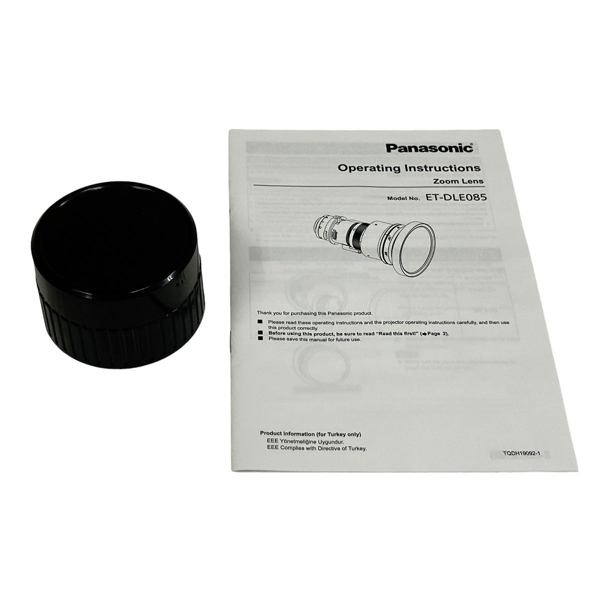 ジャンク【Panasonic】ET-DLE085 固定焦点レンズ プロジェクター用 