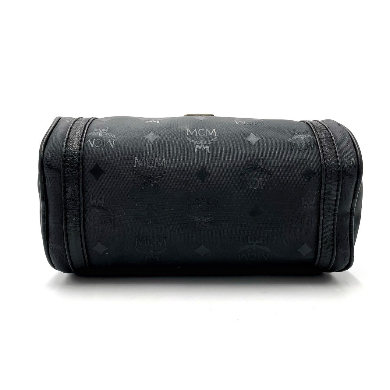 MCM トート バッグ ヴィセトス 肩掛け ブラック 総柄 金具 ゴールド ✨良品✨ MCM エムシーエム ショルダーバッグ トートバッグ