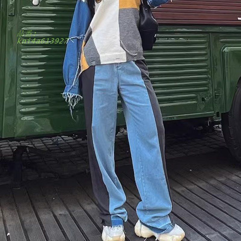 デニムパンツ韓国ファッ kni4a613927