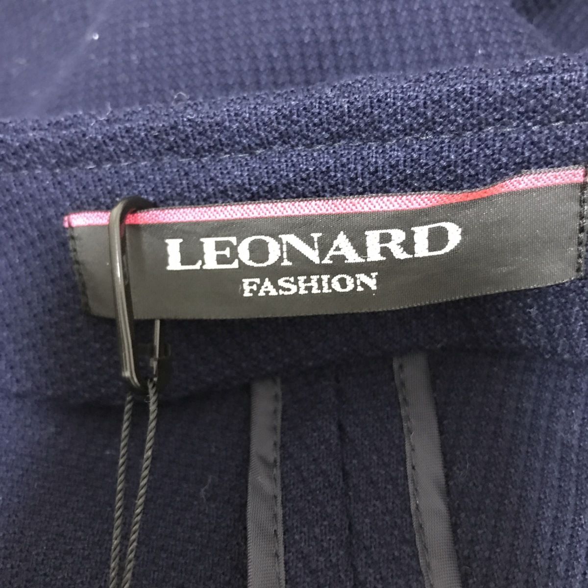 LEONARD(レオナール) ワンピーススーツ レディース美品 - ネイビー×白 ...