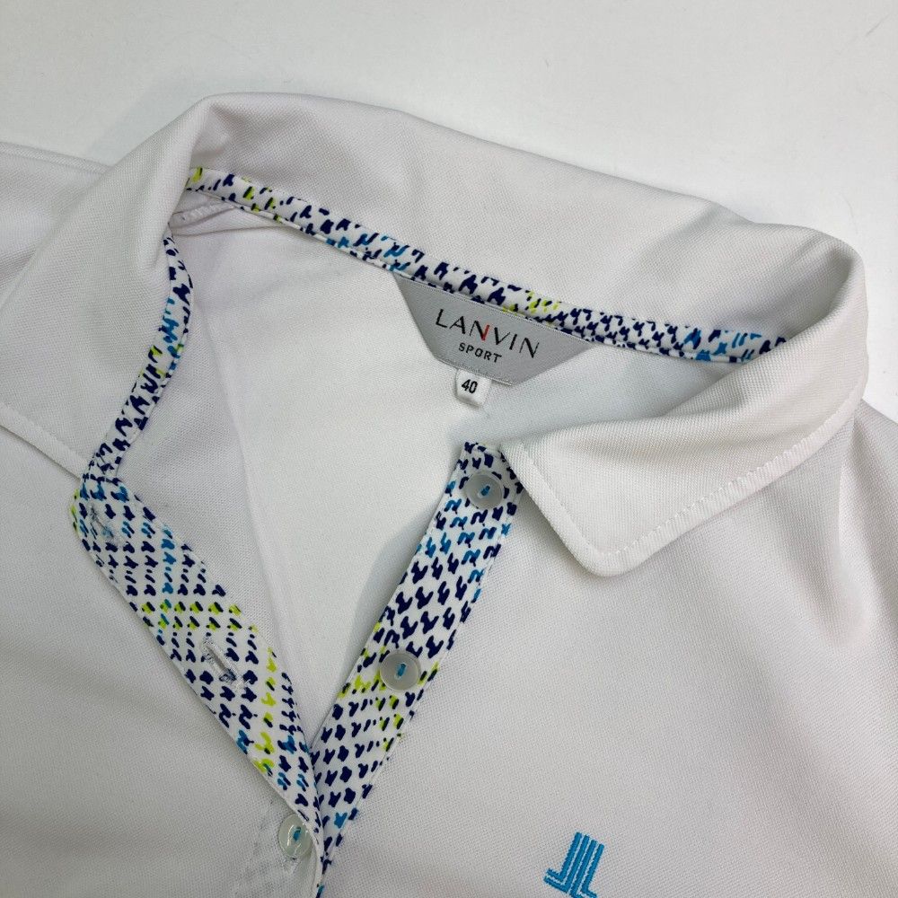 サイズ：40 LANVIN SPORT ランバン スポール 半袖ポロシャツ