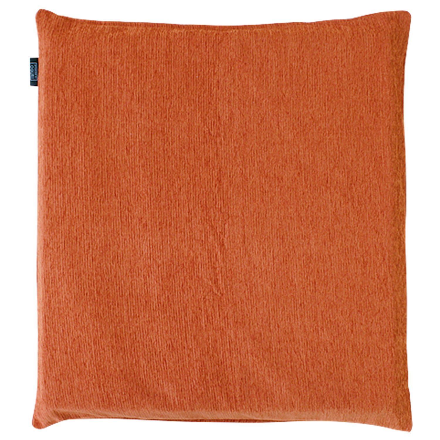 銘仙判 約 オレンジ ファスナー式 ディア 光沢感 艶感 コーデュロイ風 座布団カバー 模様替え 和洋室 メリーナイト 洗える -17