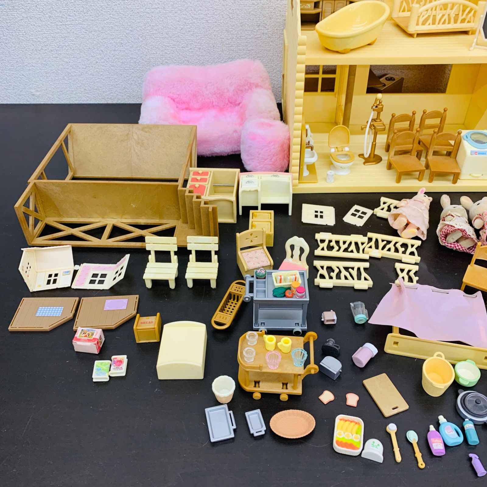 シルバニアファミリー ハウス 人形 お風呂 トイレ キッチン 小物セット
