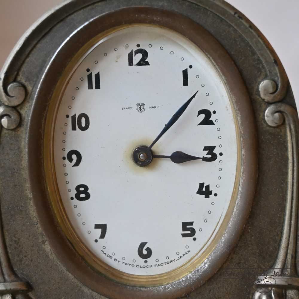 ICO-106 送料込！ ヴィンテージ TOYO CLOCK 置時計 ICO-106 ヴィンテージ TOYO CLOCK 置時計 インテリア レトロ
