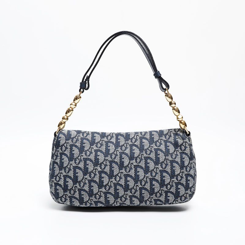 クリスチャンディオール　トロッター　ショルダーバッグ　ハンドバッグ　マリスパール クリスチャンディオール マリスパール トロッター キャンバス×レザー