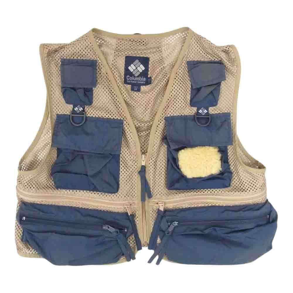 Columbia コロンビア ヴィンテージ 80s 紺タグ メッシュ フィッシング