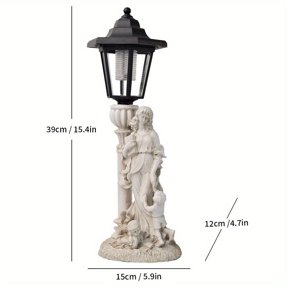 ソーラーライト ガーデンライト ガーデンオーナメント 女性と子供たち 彫刻風 街灯 庭オブジェ 置物 癒しグッズ ガーデニング お庭 玄関ライト 園芸装飾 樹脂 ギフト プレゼント お祝い 感 NEXPOTALLINN_EU