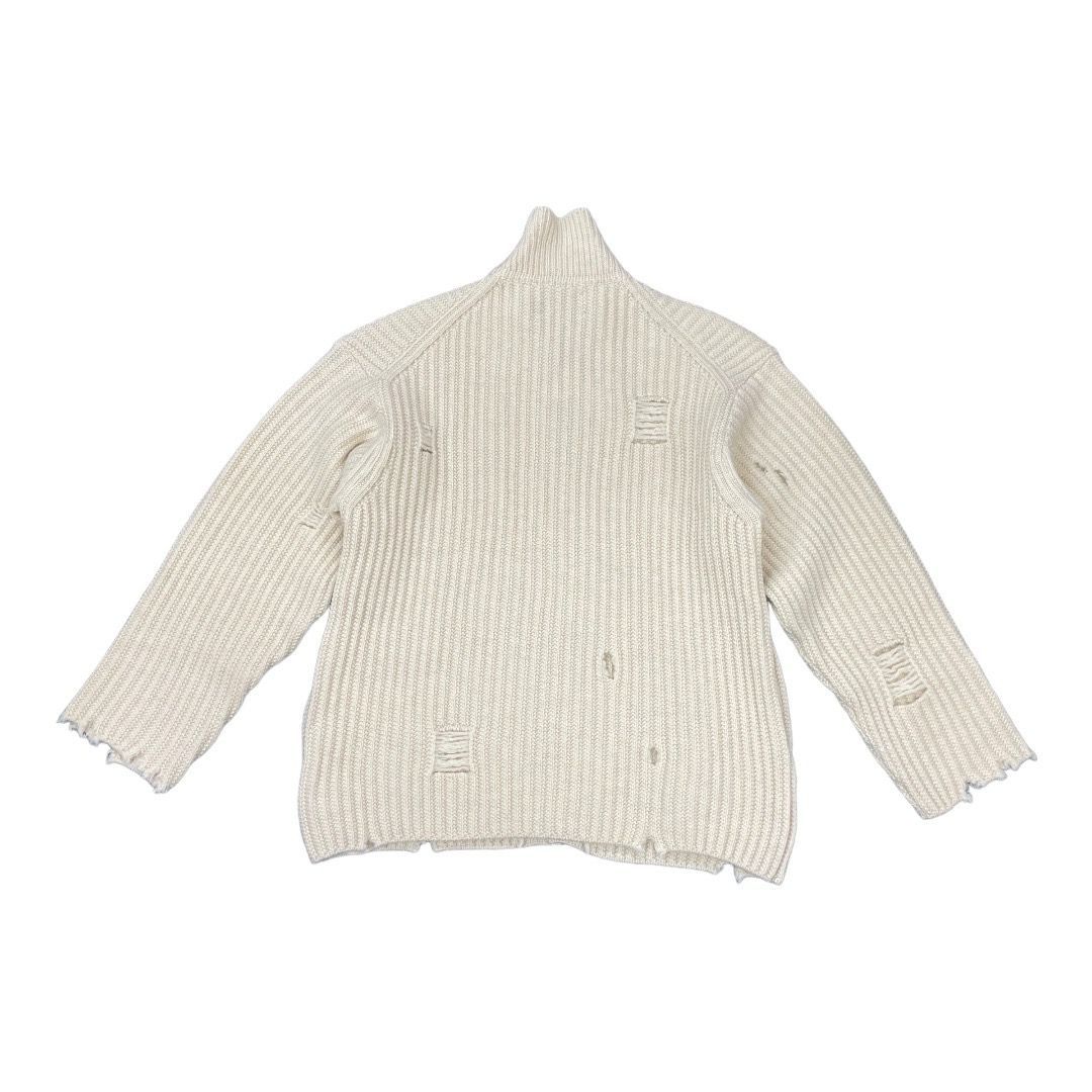 NVRFRGT 22AW RAW WOOL DAMAGED CARDIGAN ローゲージ ウール ダメージ