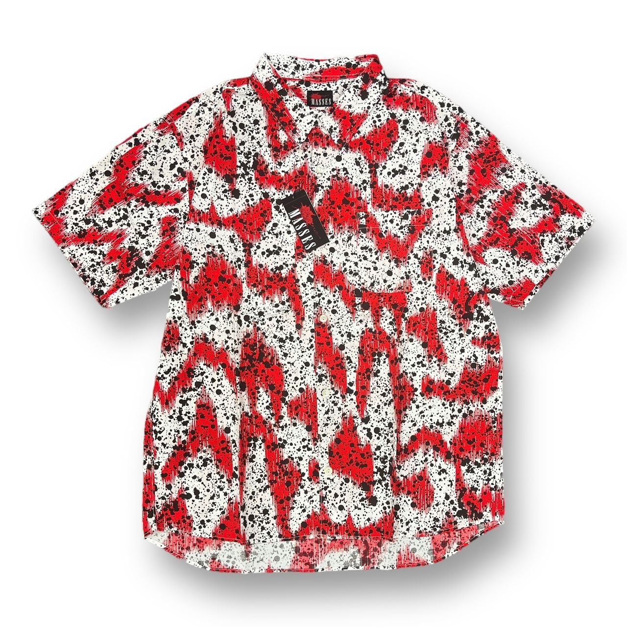 定価20900円 新品 MASSES 20SS SPLASH SHIRT S スプラッシュ シャツ 