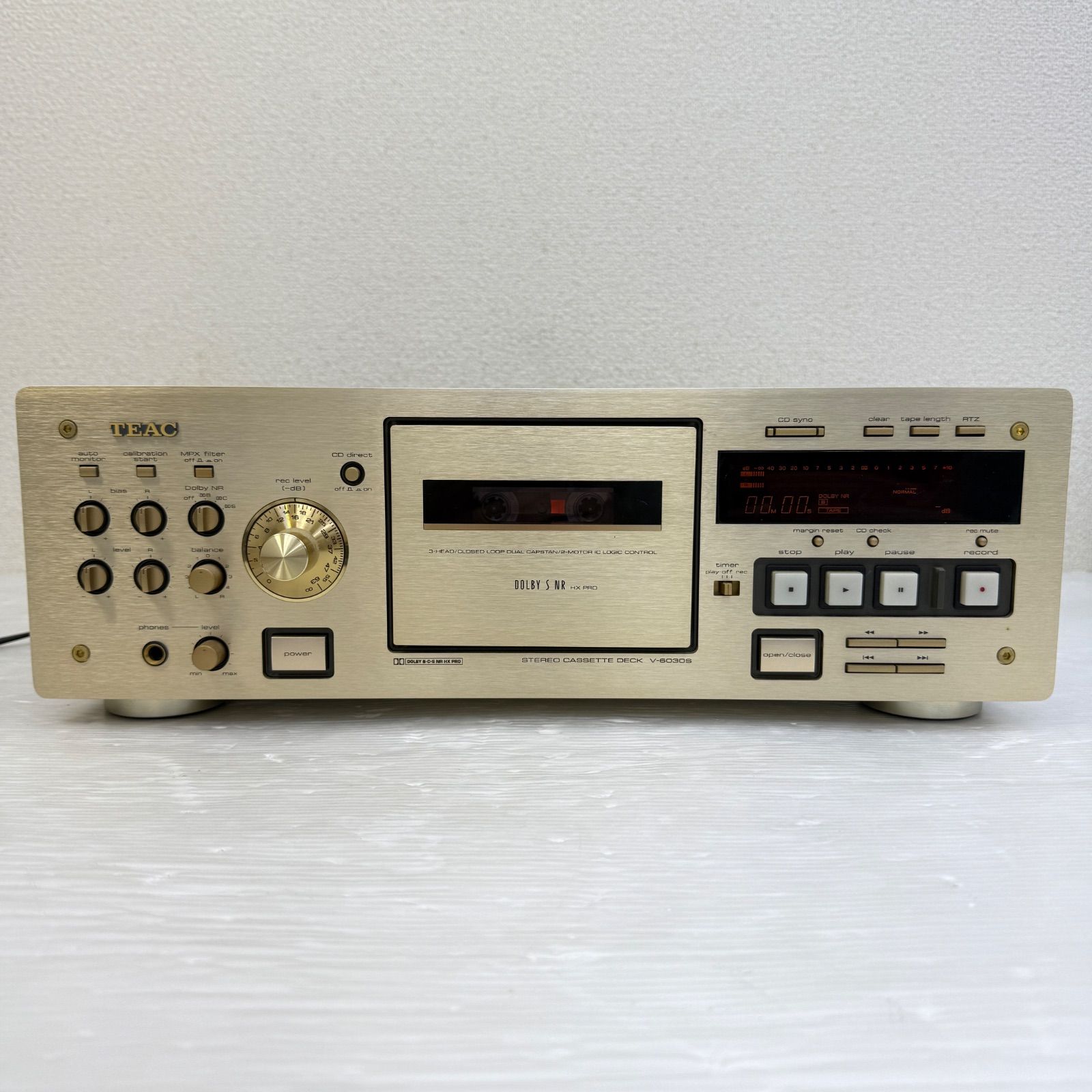TEAC ティアック カセットデッキ V-6030S オーディオ機器