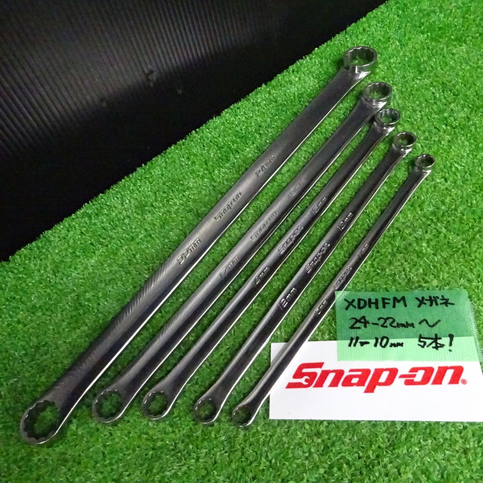 スナップオン/Snap-on ロングストレートメガネレンチ 5本セット XDHFMシリーズ 10-11mm～22-24mm【岩槻店】 - メルカリ