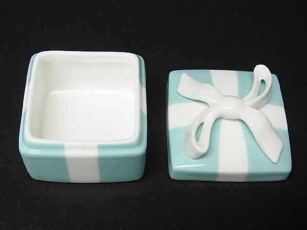 □新品同様□ TIFFANY＆Co. ティファニー ミニブルーボウボックス