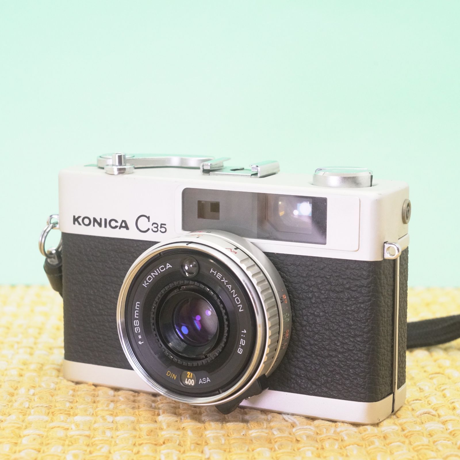 完動品◎KONICA C35 コンパクトフィルムカメラ #518 - カメラのしゃ