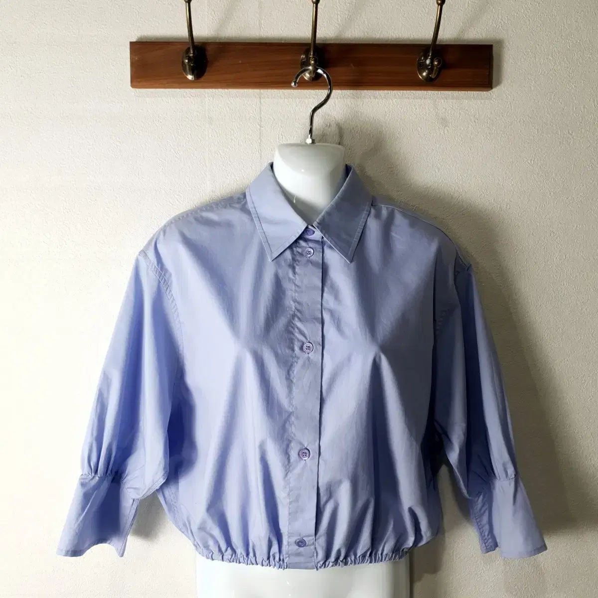 エンポリオ ARMANI アルマーニ バンディング クロップド ブラウス eur40