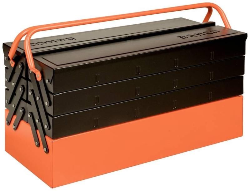 バｰコ 7トレｰ付きメタルボックス 1497MBF750 スチｰル製工具箱