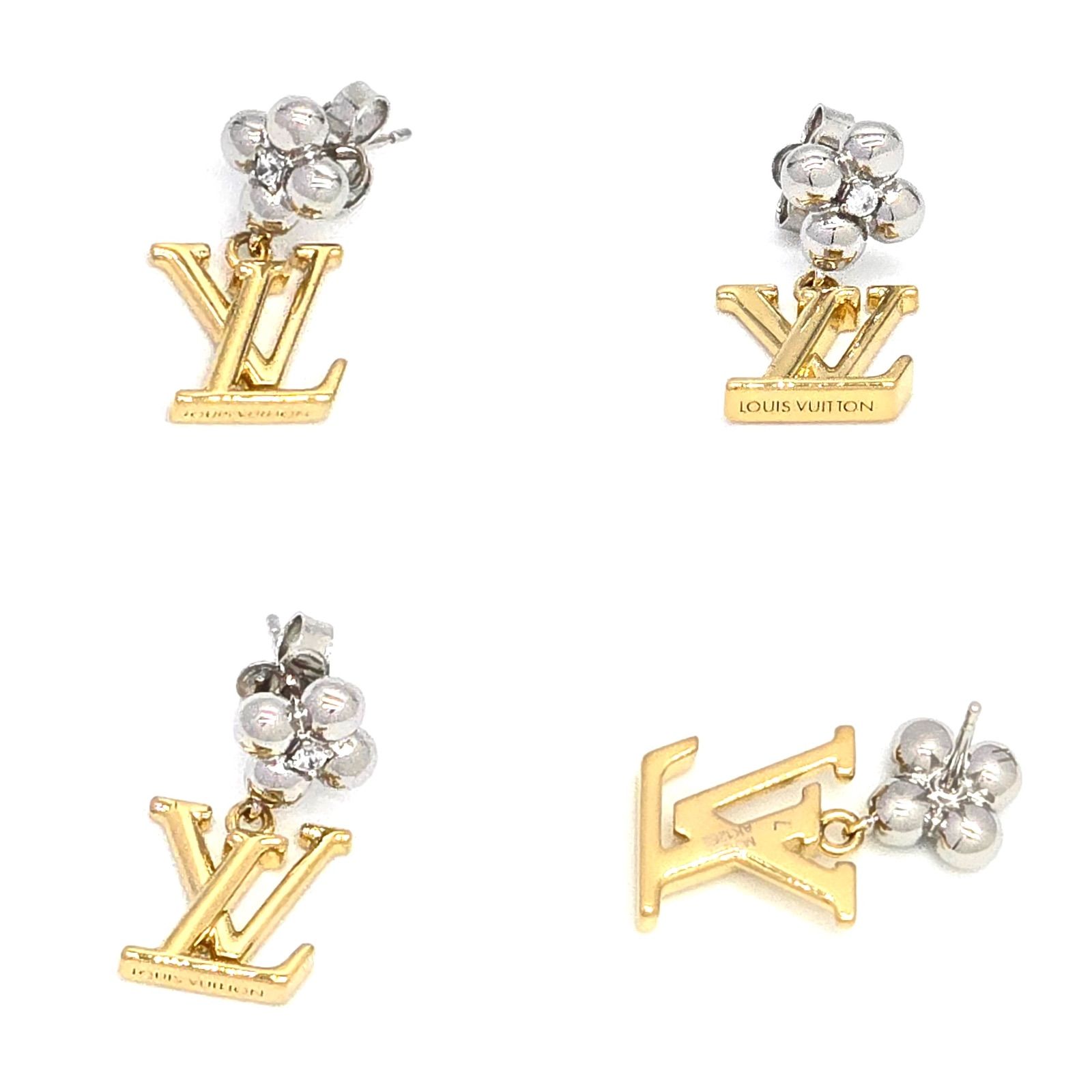 LOUIS VUITTON ルイヴィトン M01287 ピアス・パンダント LV アイ