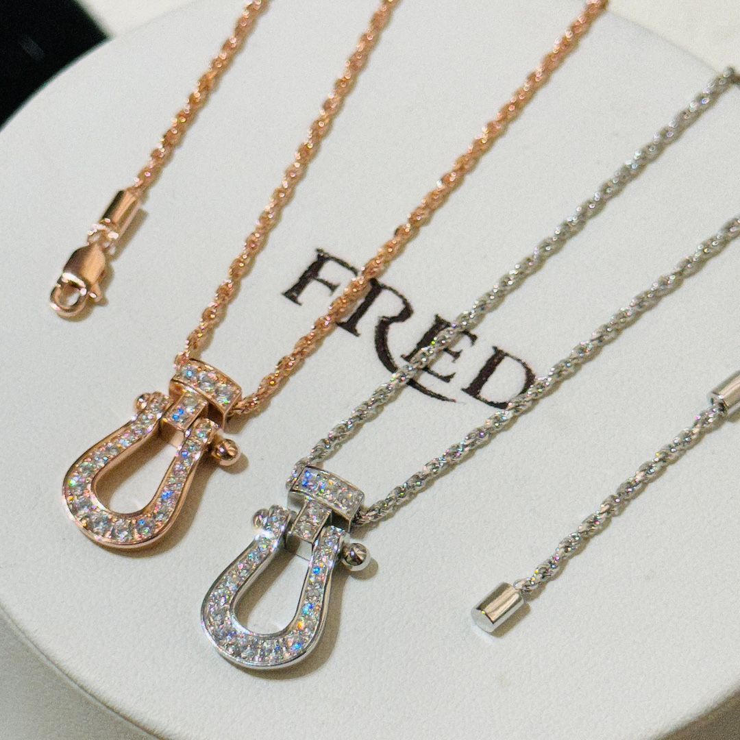 ✨新品✨FRED フレッド フォース10 ミディアム ネックレス レディース K18イエローゴールド ネックレス  @July jewelry