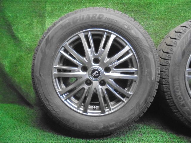 5FN514 E2 製 195 65R15 ヨコハマタイヤ iceGUARD iG60 スタッドレスタイヤ アルミホイール4本セット ET43