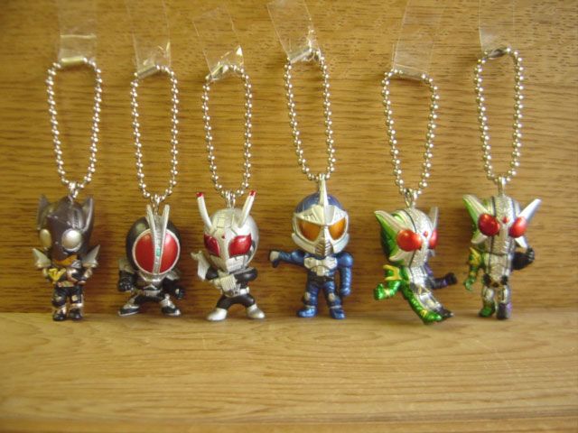 ♯Gfe18HZ仮面ライダー大集合スイング3全6種Wジョーカー黒パンチ