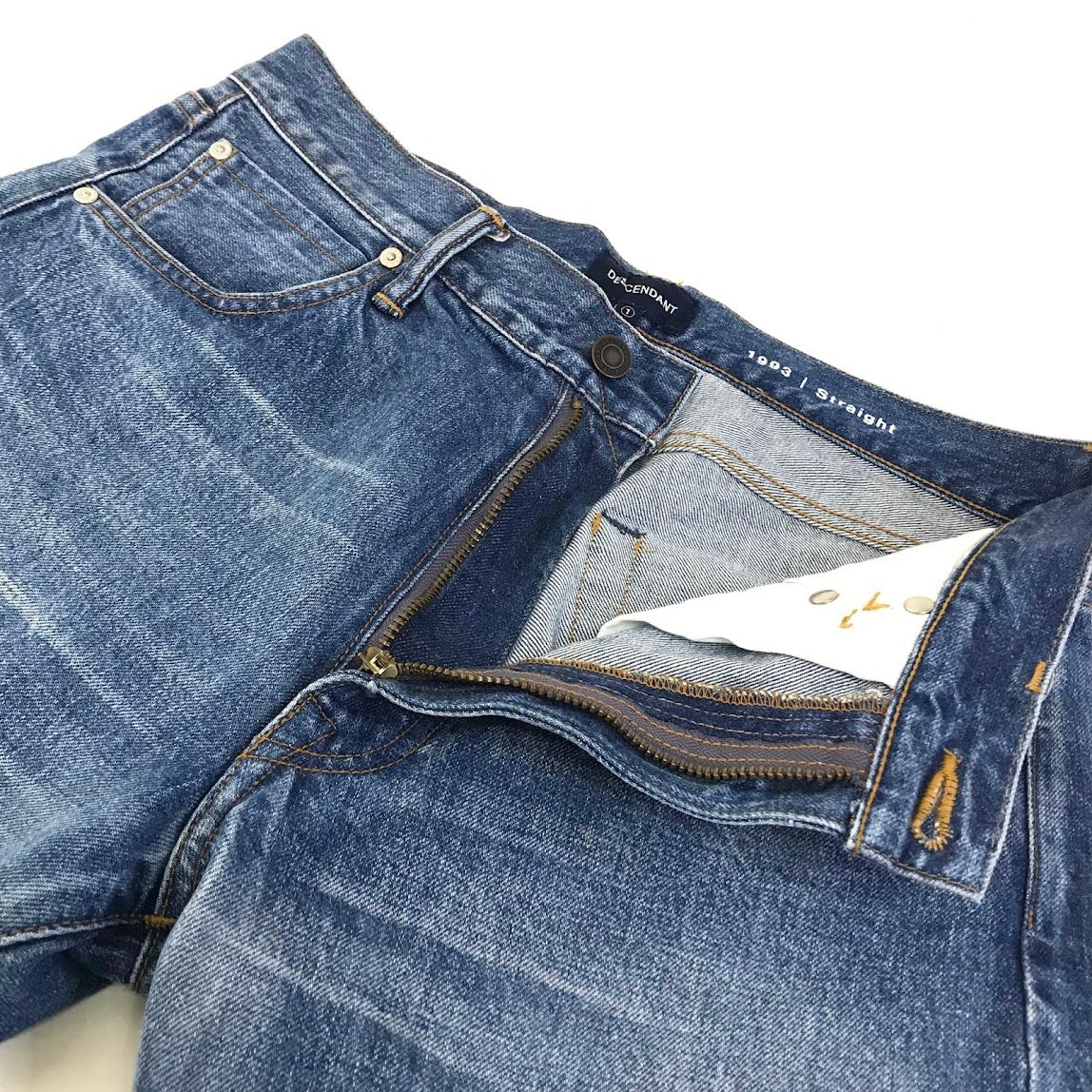 倉吉店 DESCENDANT ディセンダント デニムパンツ 1993 Straight 202WVDS-PTM06 インディゴ サイズ 1 107 KIN-KAAI_COM