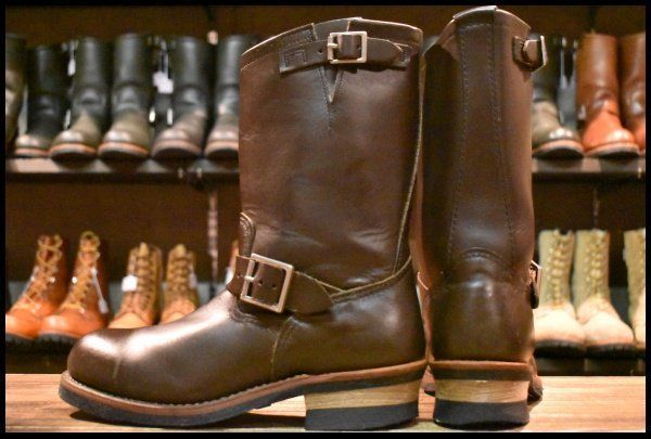 8.5D 09年 レッドウィング 2967 エンジニア 茶 チョコレート クローム ブラウン スチールトゥ 2269 ブーツ redwing HOPESMORE FJ189 WWW_MORNINGWALKER_COM