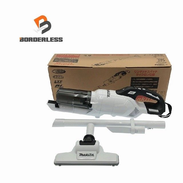 ♥品 makita マキタ 18V 充電式クリーナー CL286FDZW 白|ホワイト 本体のみ サイクロン一体式 コードレス ハンディ 掃除機116804