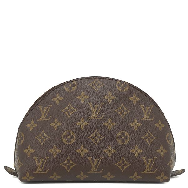 ルイヴィトン LOUIS VUITTON ポーチ トゥルース ドゥミロンド モノグラムキャンバス モノグラム ゴールド金具 茶 メイクポーチ M47520 TH0024