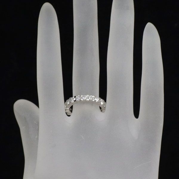 ハートシェイプブルージルコン ダイヤモンドリング ZI 2.07ct D
