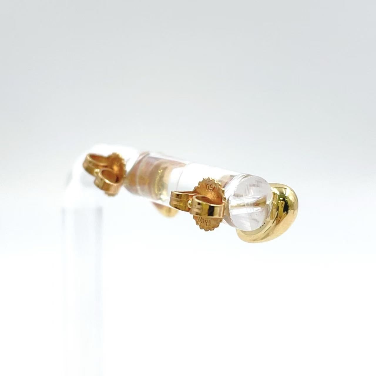 TIFFANY & Co. フルハート K18YG イエローゴールド ピアス