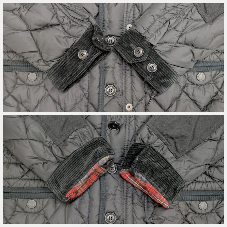 キルティングダウンコート