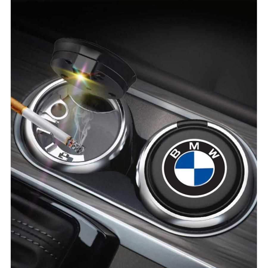 新品！高級感 BMW 灰皿 自動車用灰皿火消し タバコLED付 車用収納 ☆全車種対応  E46E60E65E89E90E92F01F10F20F30F32F34 X1 2 3 4 5 6 7