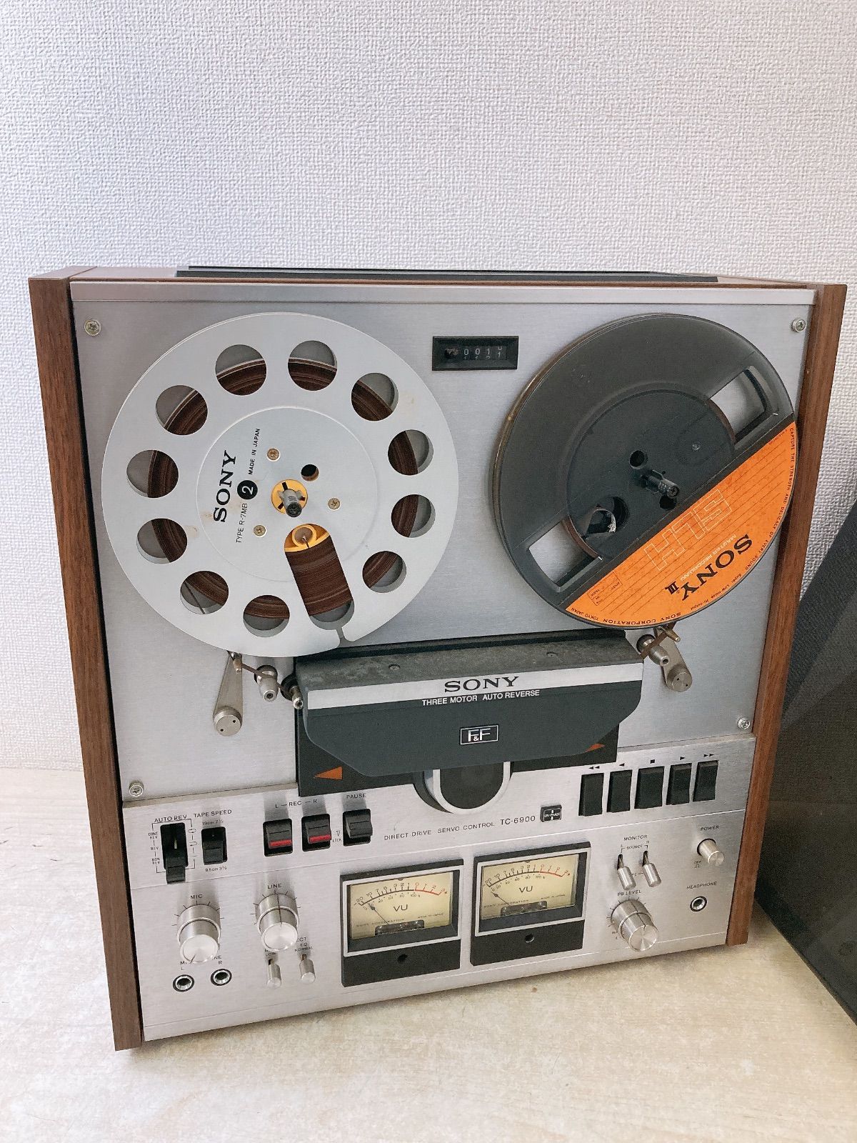 SONY テープレコーダー TC-6900 AC100V 50 60Hz 70W MADE IN JAPAN ソニー オープンリールデッキ