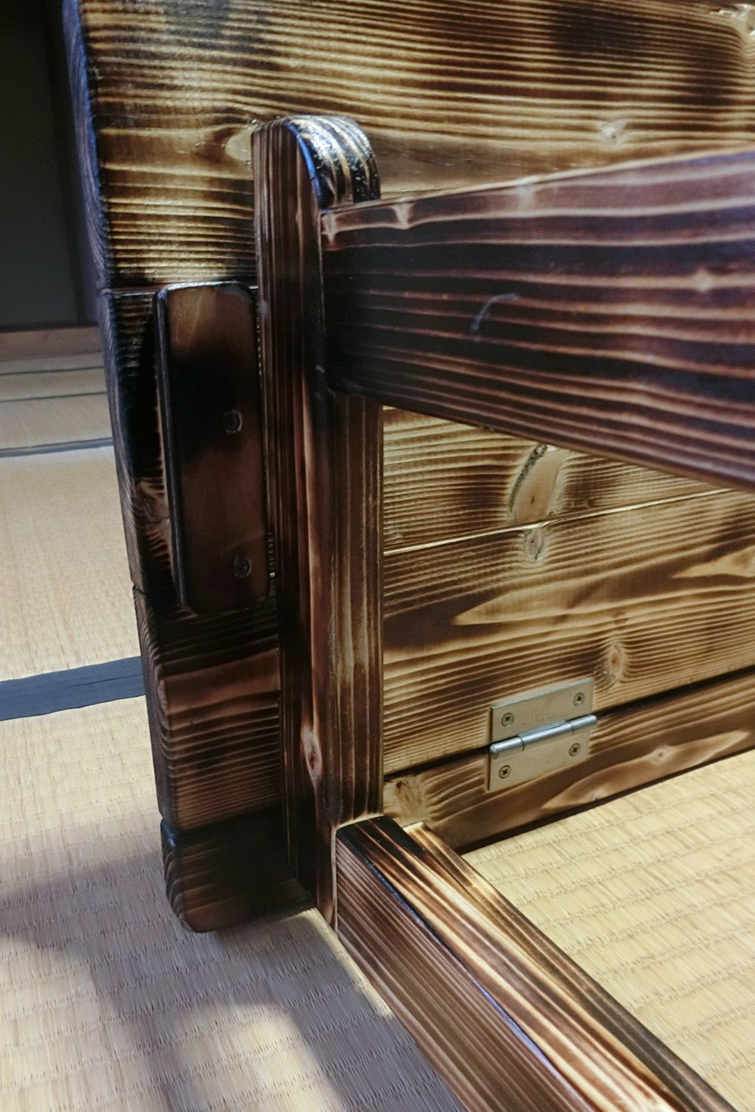 木製レトロ風 折り畳みテーブル（小）