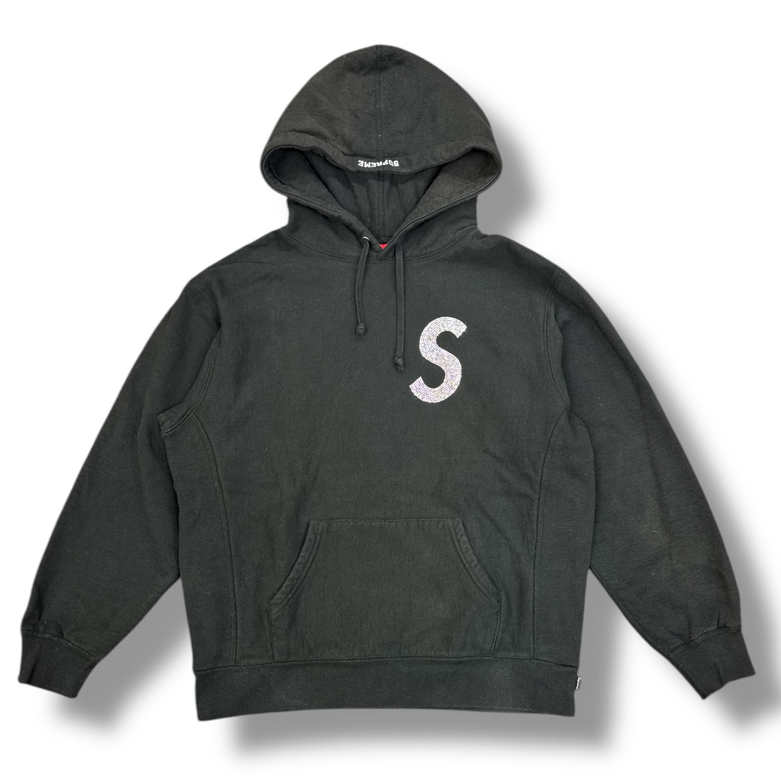 Supreme 21SS Swarovski S Logo Hooded Sweatshirt スワロフスキーエス 