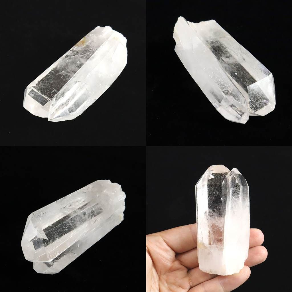 モンドクォーツ タンザニアマスタークォーツ 水晶ポイント ツイン