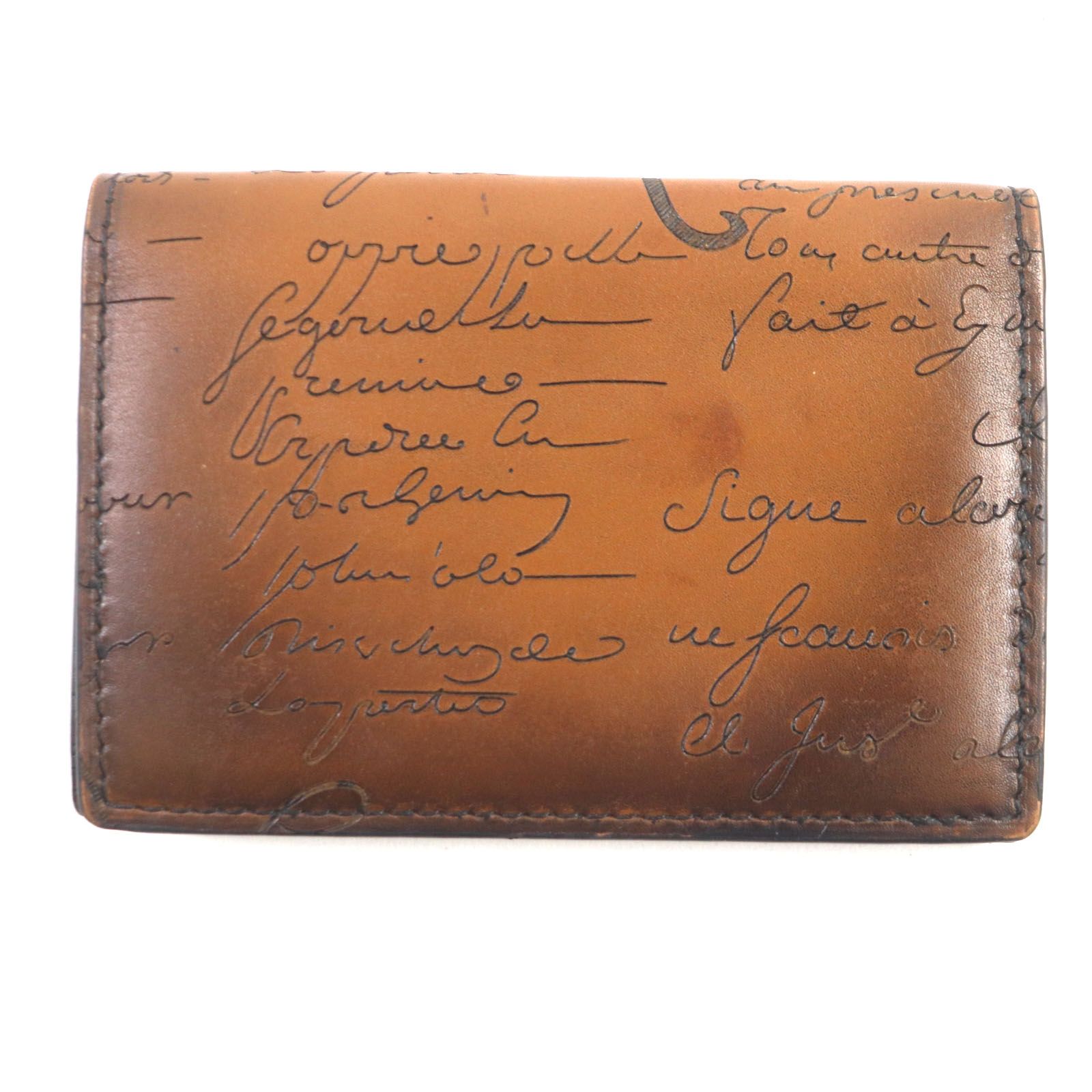 ベルルッティBerluti レザー カリグラフィカードケース ベルルッティ