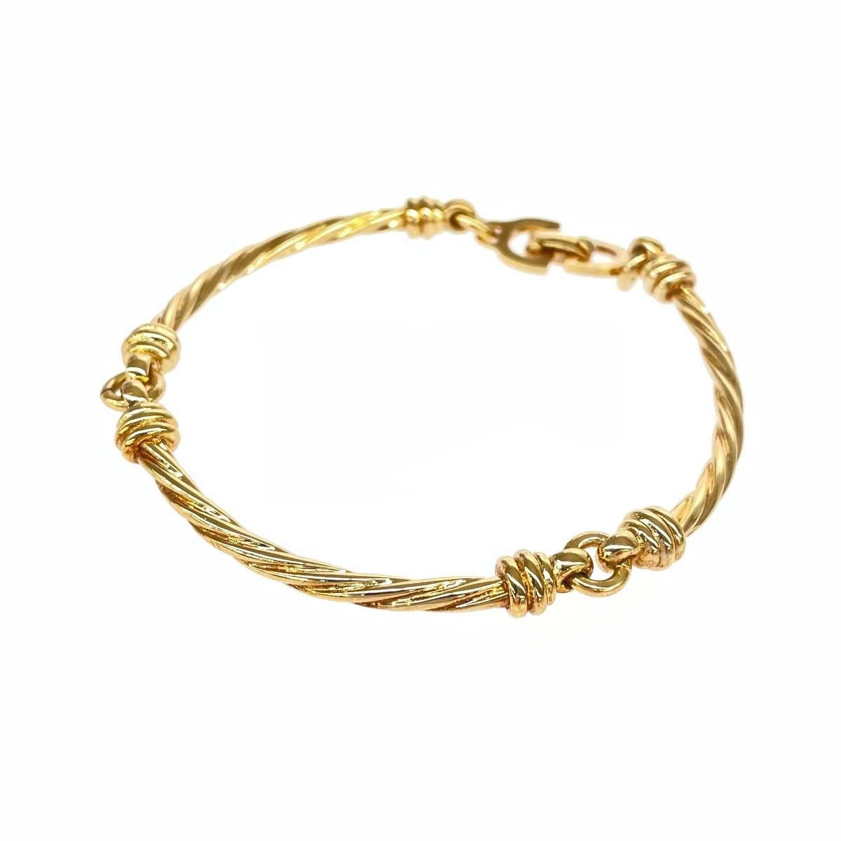 Christian Dior クリスチャンディオール ブレスレット Dロゴ/GP