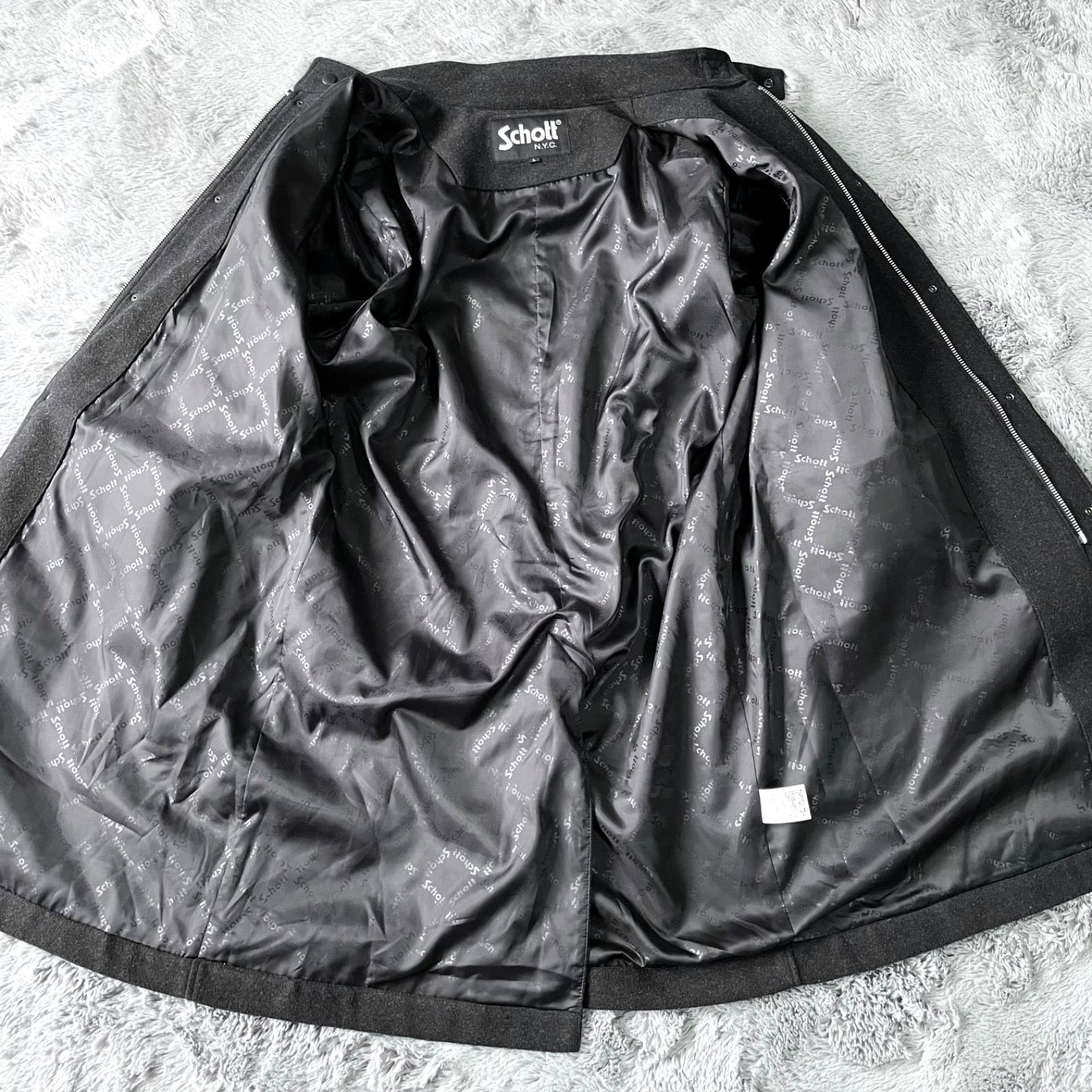 ショット ウールミリタリーコート