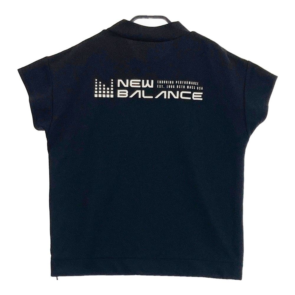 サイズ：1 NEW BALANCE GOLF ニューバランス ; ハイネック 半袖Tシャツ  ブラック系 [240101479174] ゴルフウェア レディース ストスト サイズ：1 NEW BALANCE GOLF ニューバランス 半袖ハイネックT