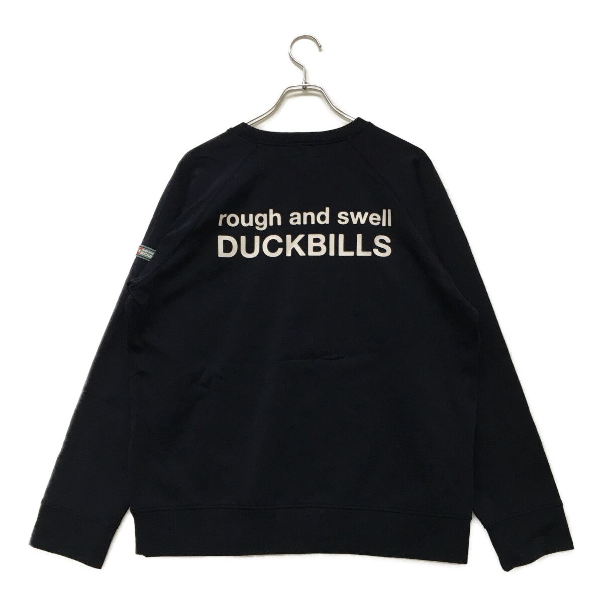 coco 中古 ラフ＆スウェル rough&swell メンズ スウェット L 濃紺 ネイビー ストレッチ 裏起毛 中古 メンズ ラフ＆スウェル rough&swell スウェット L 濃紺