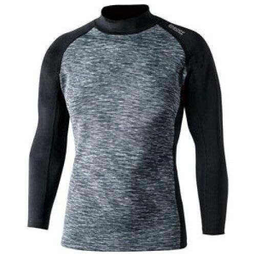 【新品・2営業日で発送】おたふく手袋(Otafuku Glove) BODY TOUGHNESS ヒートブースト ヘビーウェイト ロングスリーブ ハイネックシャツ 3L JW-186 49.カモフラ×ブラック