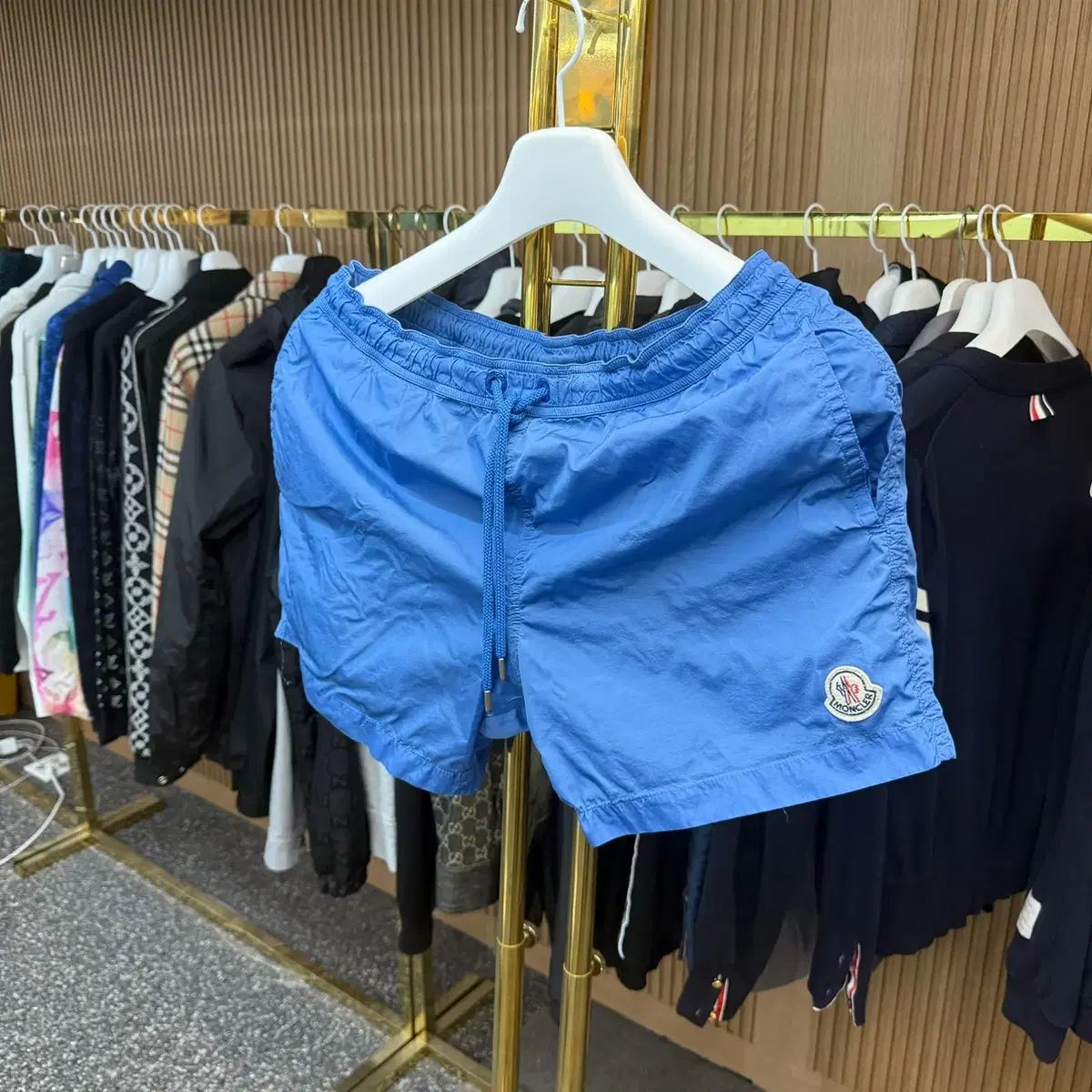 L サイズ MONCLER(モンクレール) ロゴ スイム パンツ 7651201914_8.jpg