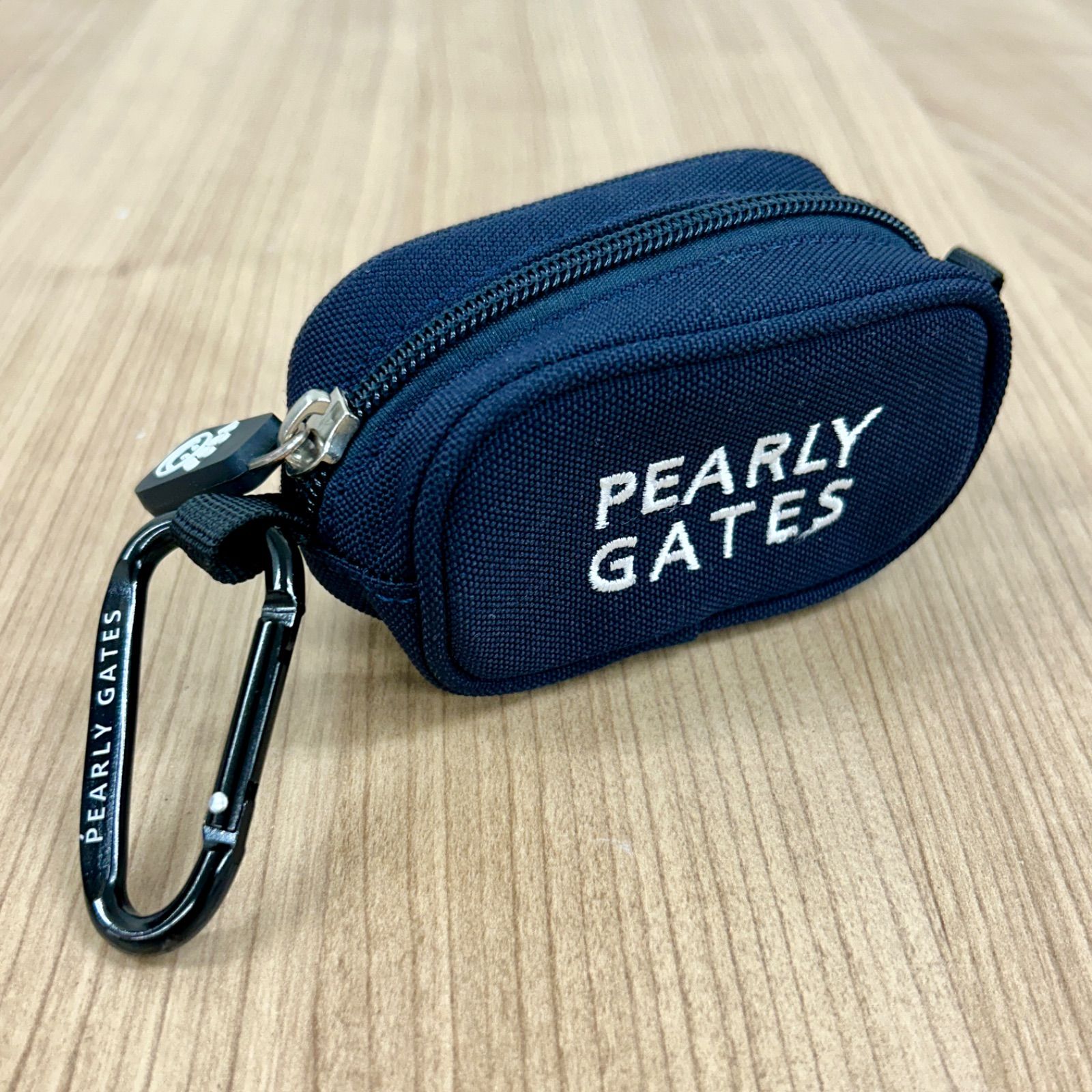 PEARLY GATES パーリーゲイツ ボールポーチ ボール2個収納可 ネイビー - メルカリ