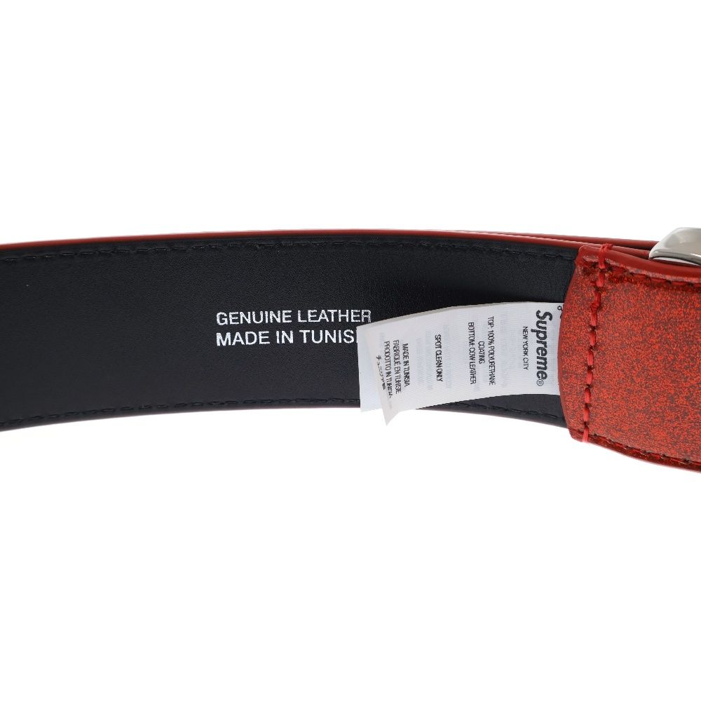 SUPREME (シュプリーム) 22AW Glitter Vinyl Ranger Belt グリッター