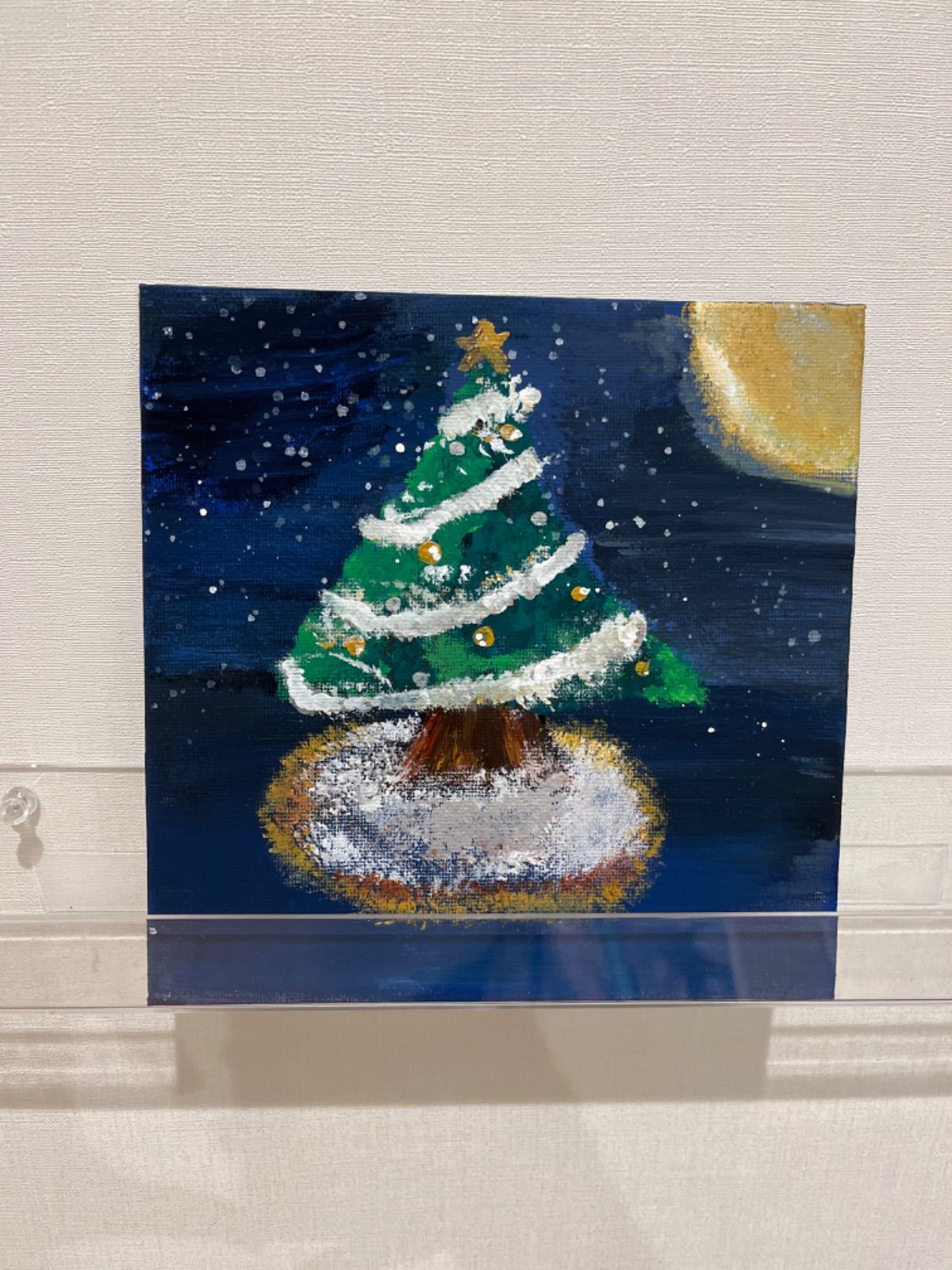 キャンバスボードアート キャンバスアート クリスマス ツリー