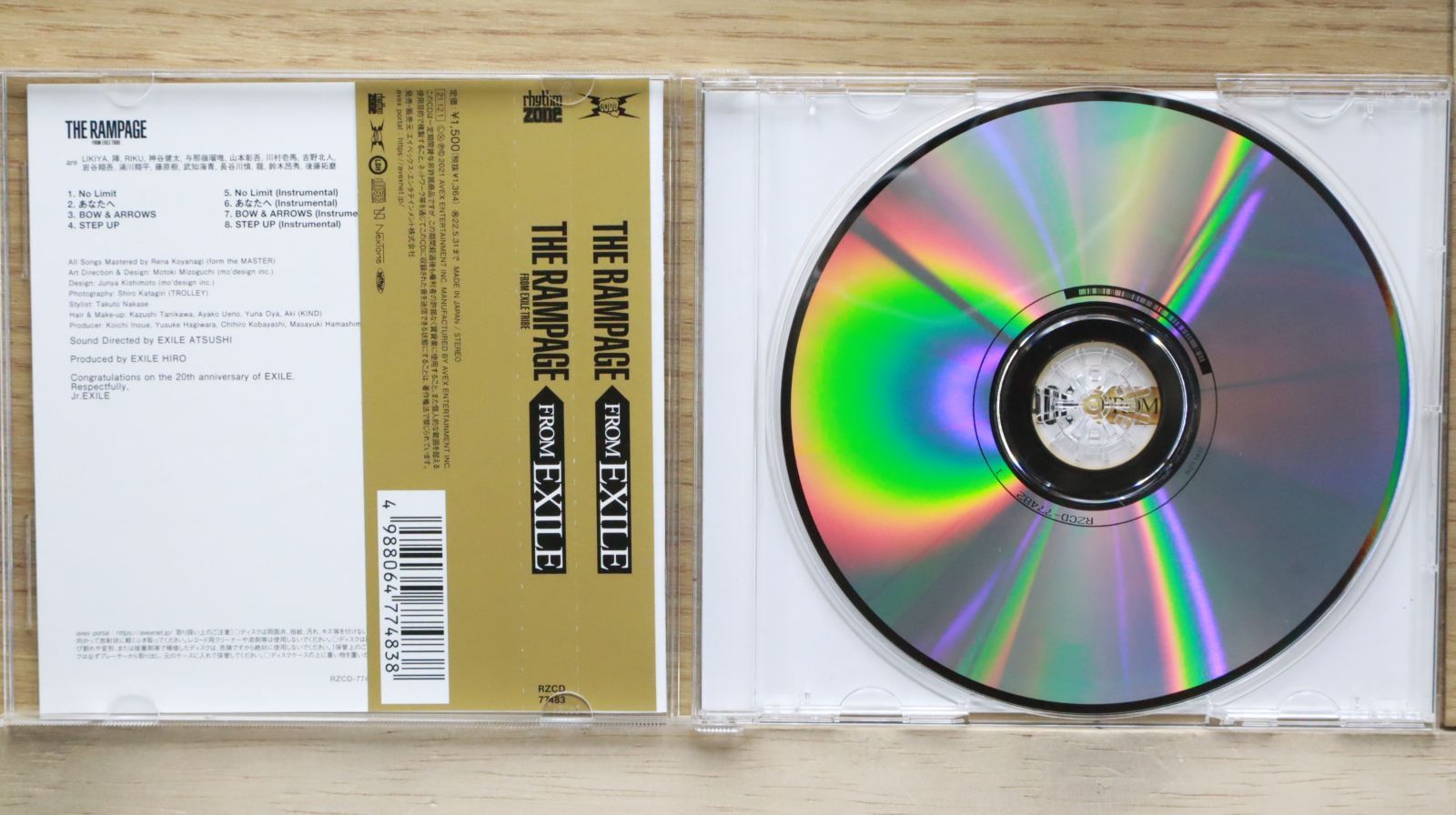 国内盤CD★ザ・ランペイジ from EXILE TRIBE/THE RAMPAGE from EXILE TRIBE■ THE RAMPAGE FROM EXILE(CD)  ■4988064774838/RZCD-77483【国内盤 /邦楽】E02192