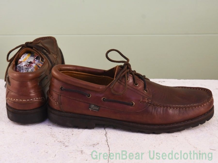 Y 012 メンズ Paraboot モカシンシューズ 茶 28 cm