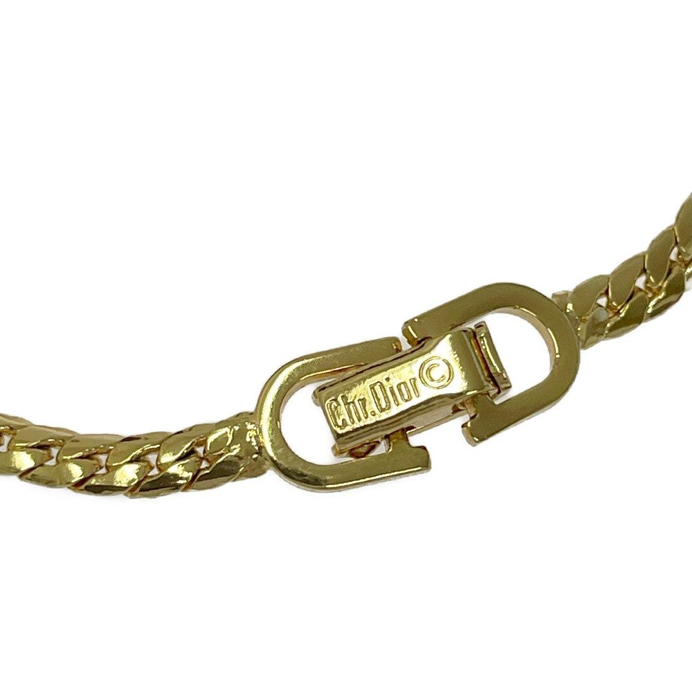 Christian Dior GP ラインストーン クロス ブレスレット 中古】Christian Dior クリスチャンディオール GP ライン
