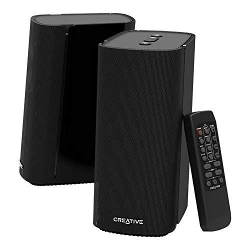 クリエイティブ メディア Creative T100 2.75 inchフルレンジドライバー 40WRMSデジタルアンプ搭載 Bluetooth|光入力|アナログ入力対応 リモコン付属 2.0ch ス