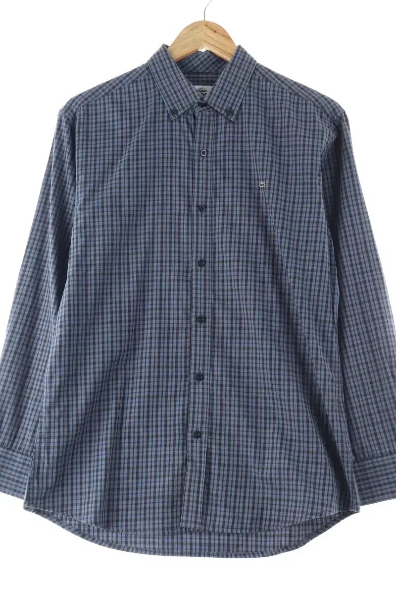 【雷市場（ポンジャン）商品韓国直送】 （ M ） LACOSTE(ラコステ) シャツ チェック オールドスクール ベーシックフィット- 111EC